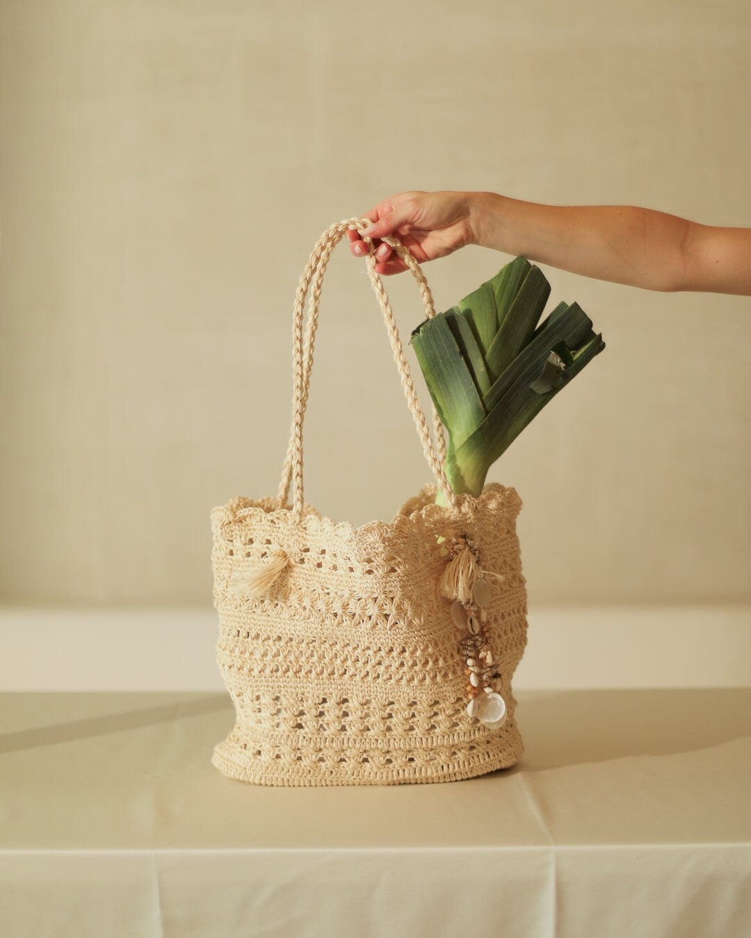 TOTE SOLEI - IVORY - imagen 2