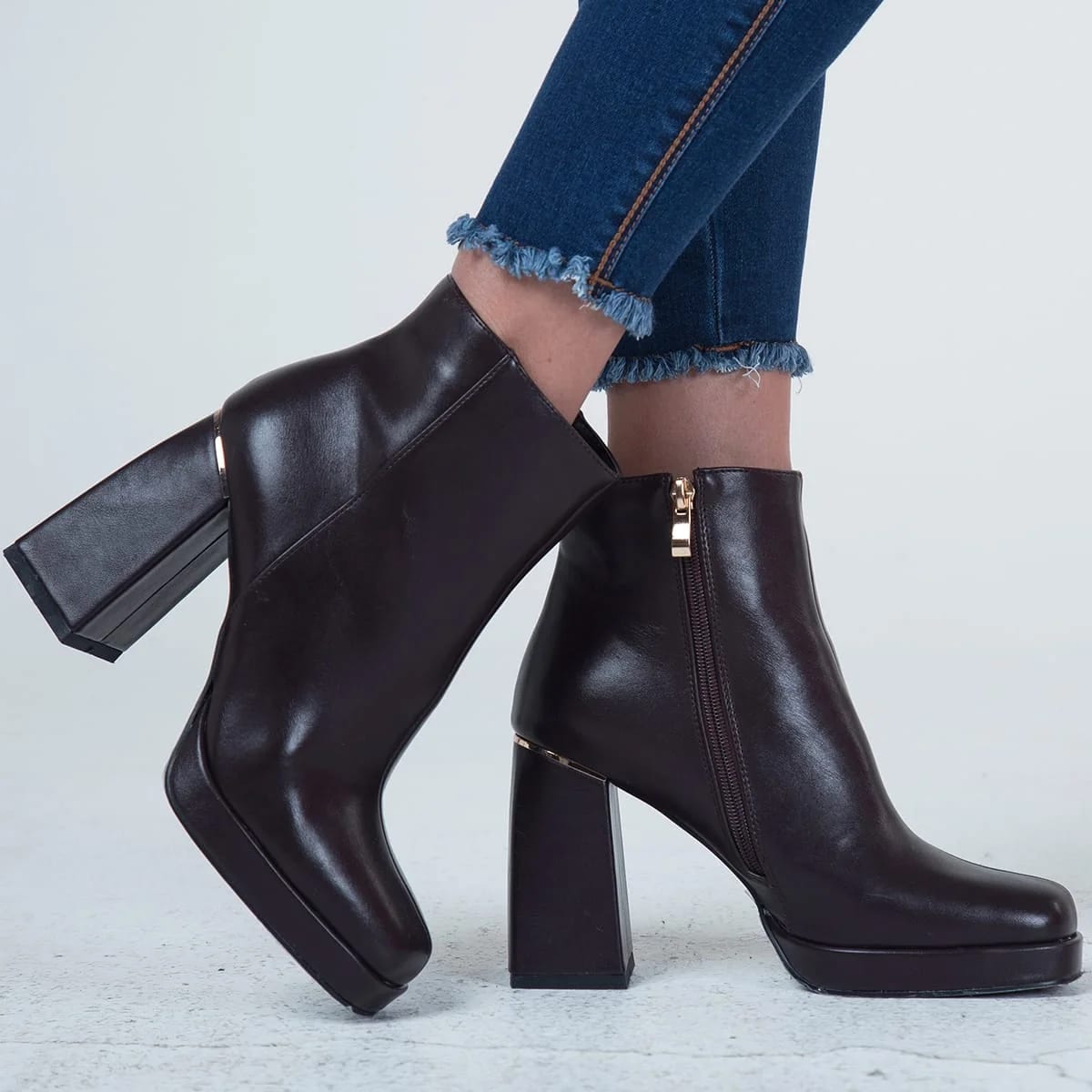 Botin Formal Tacon Cuadrado Florida - imagen 2