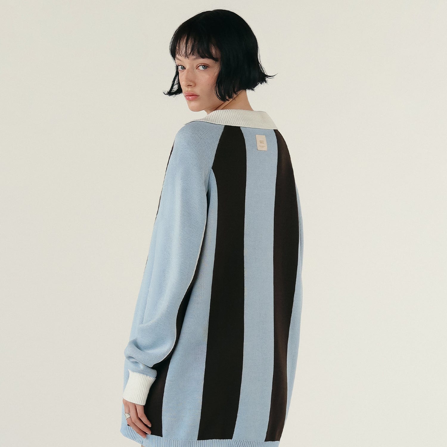 Striped Knit Polo - Blue - imagen 6