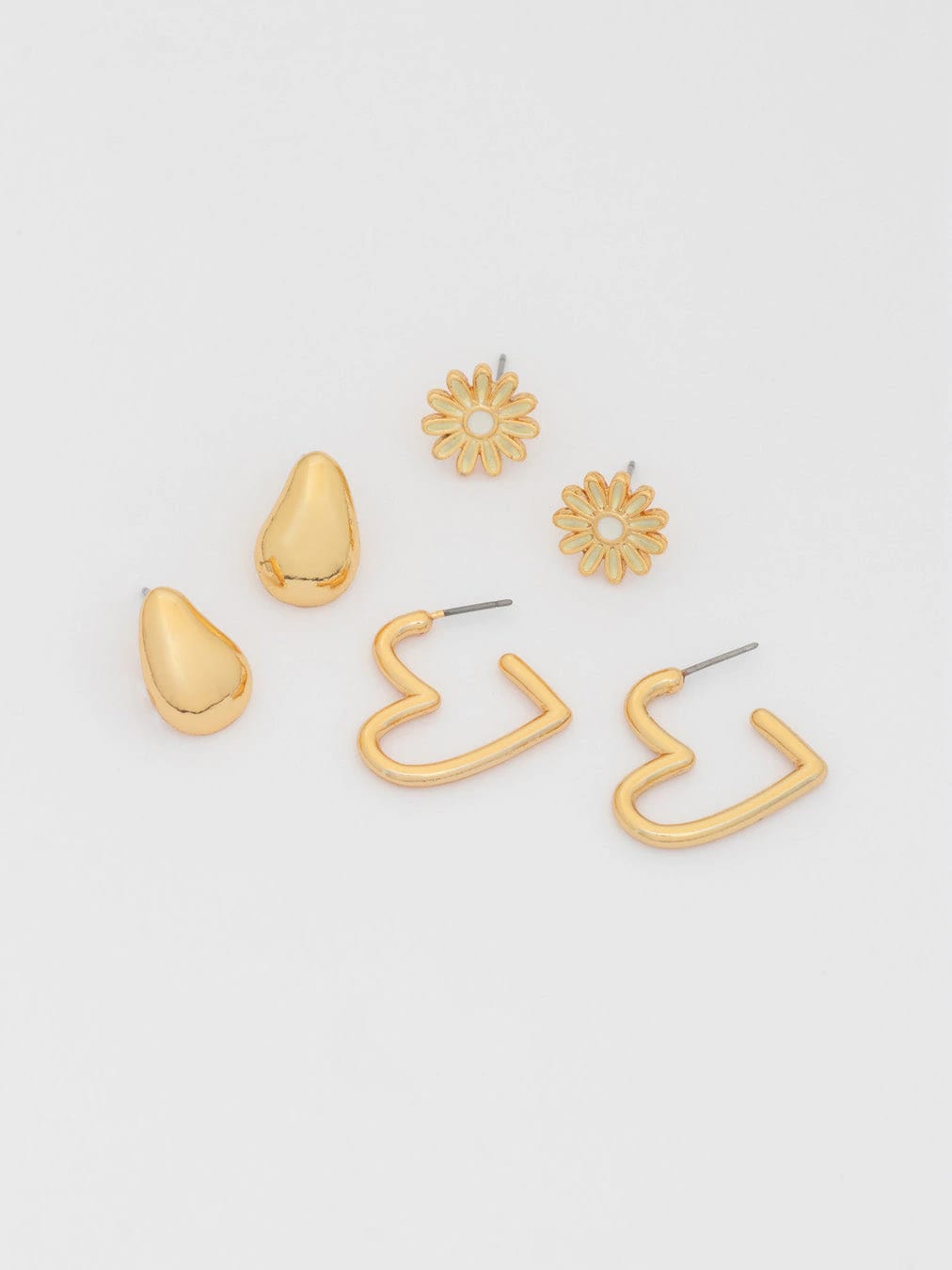 Set X3 Aretes Margarita - imagen 1