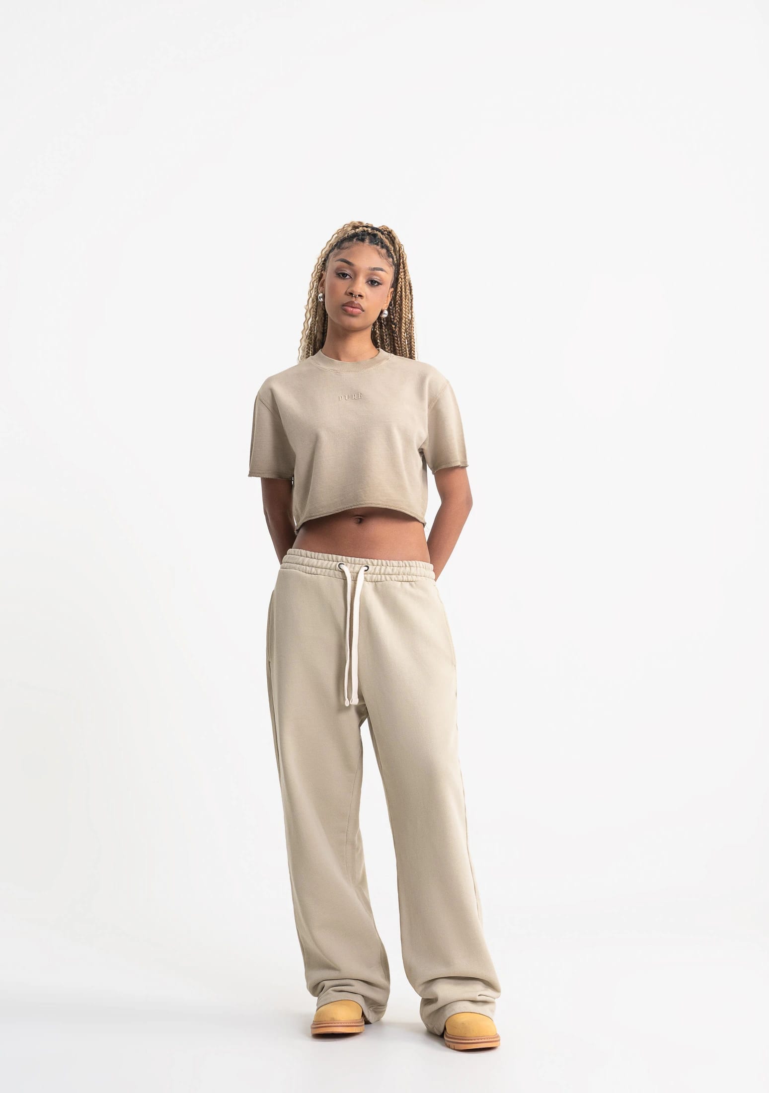 Rustic cream croptop - imagen 4