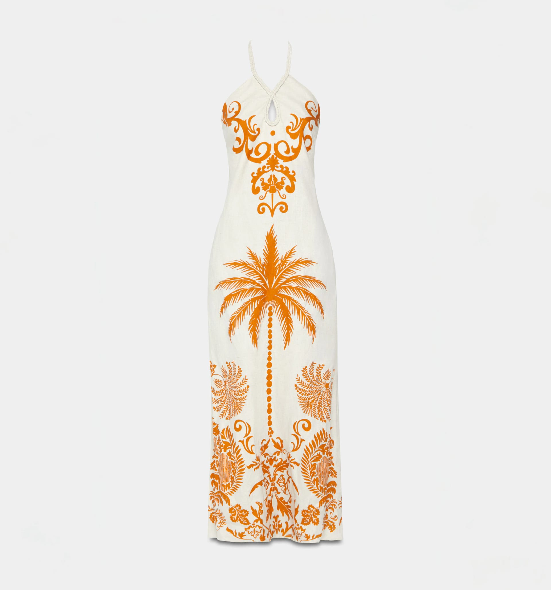 Vestido largo con amarre - imagen 5