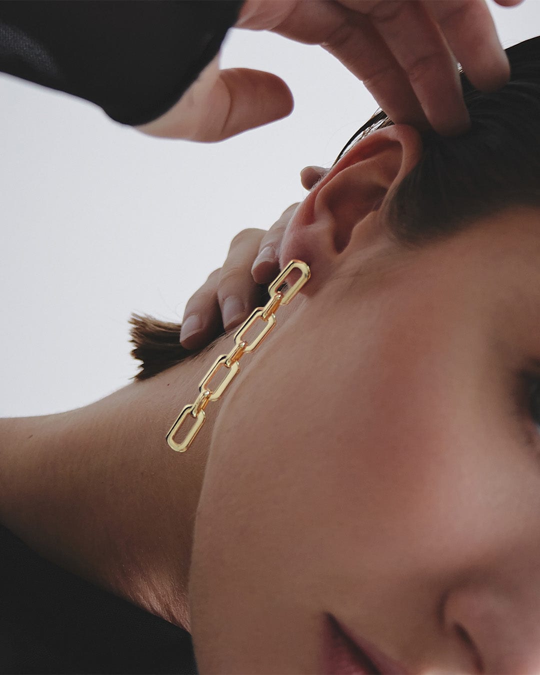 Aretes Eslabones Oro - imagen 3