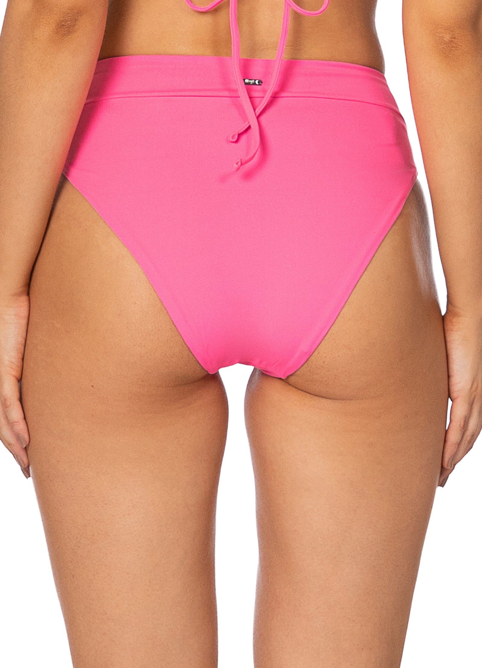 Maaji Radiant Pink Suzy Q High Rise Classic Bikini Bottom - imagen 3