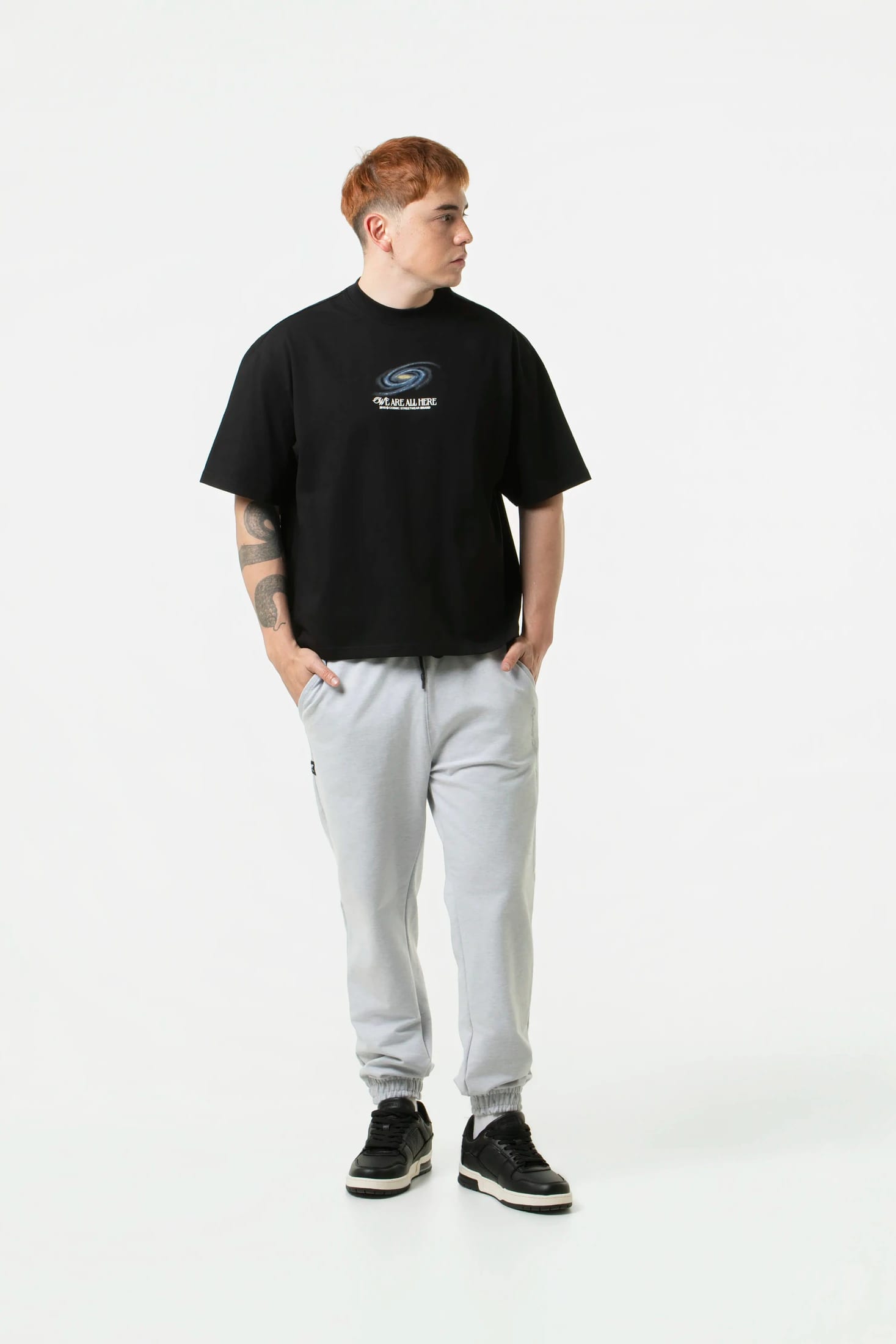 PANTALON JOGG COLOR GRIS JASPE CLARO - imagen 5