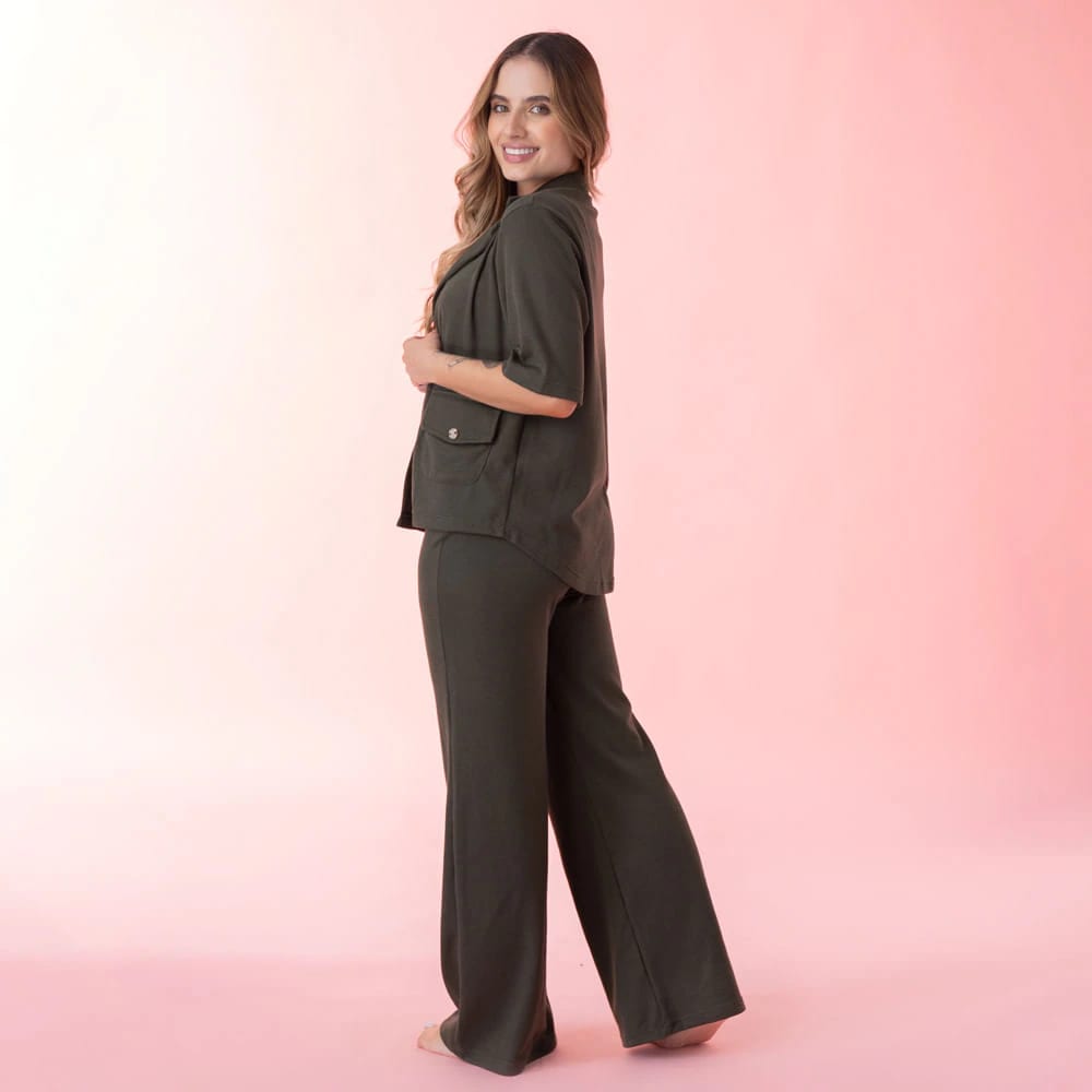 Pantalón Largo Verde Militar - imagen 4