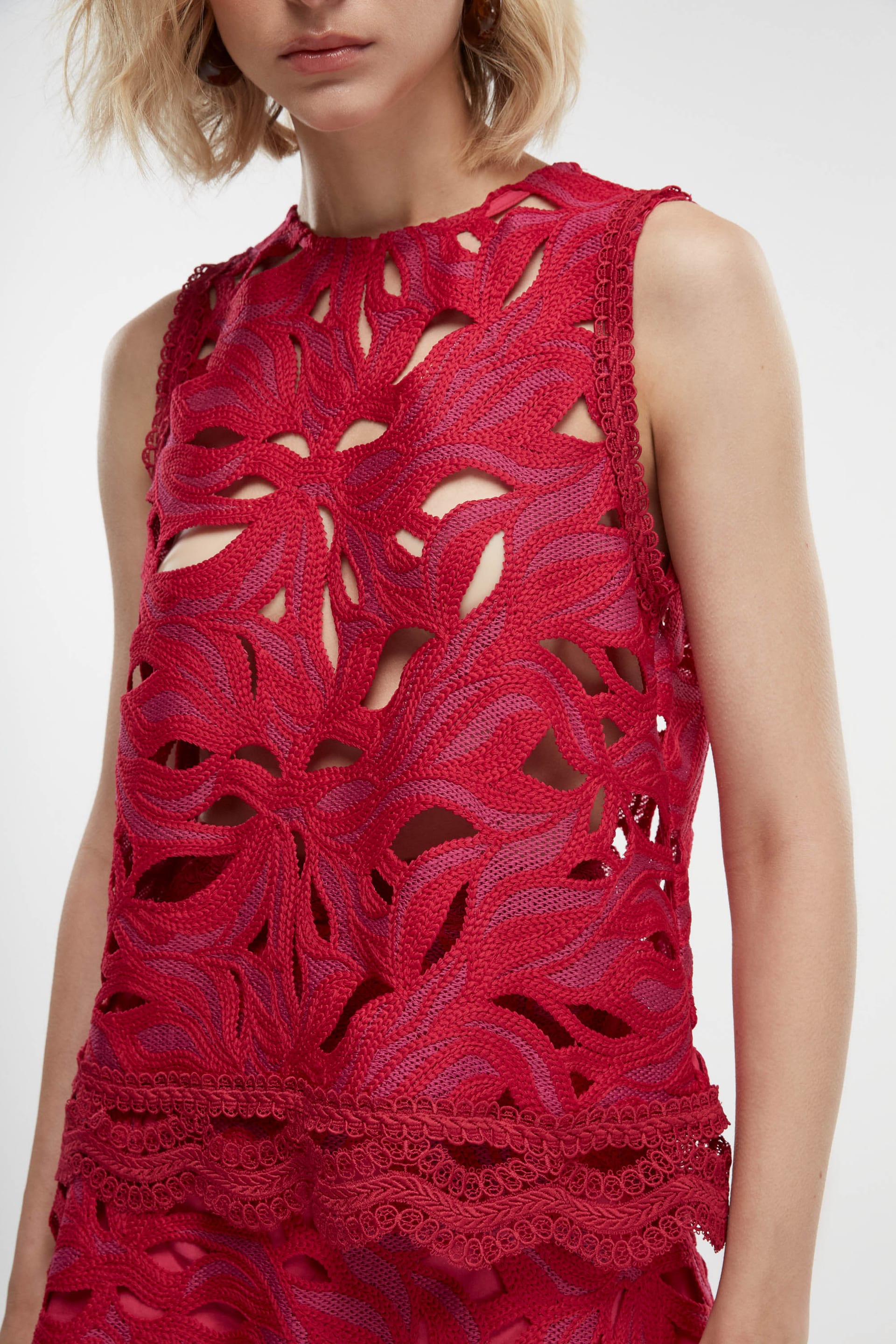 BRUMA MINI SKIRT BURGUNDY - imagen 3