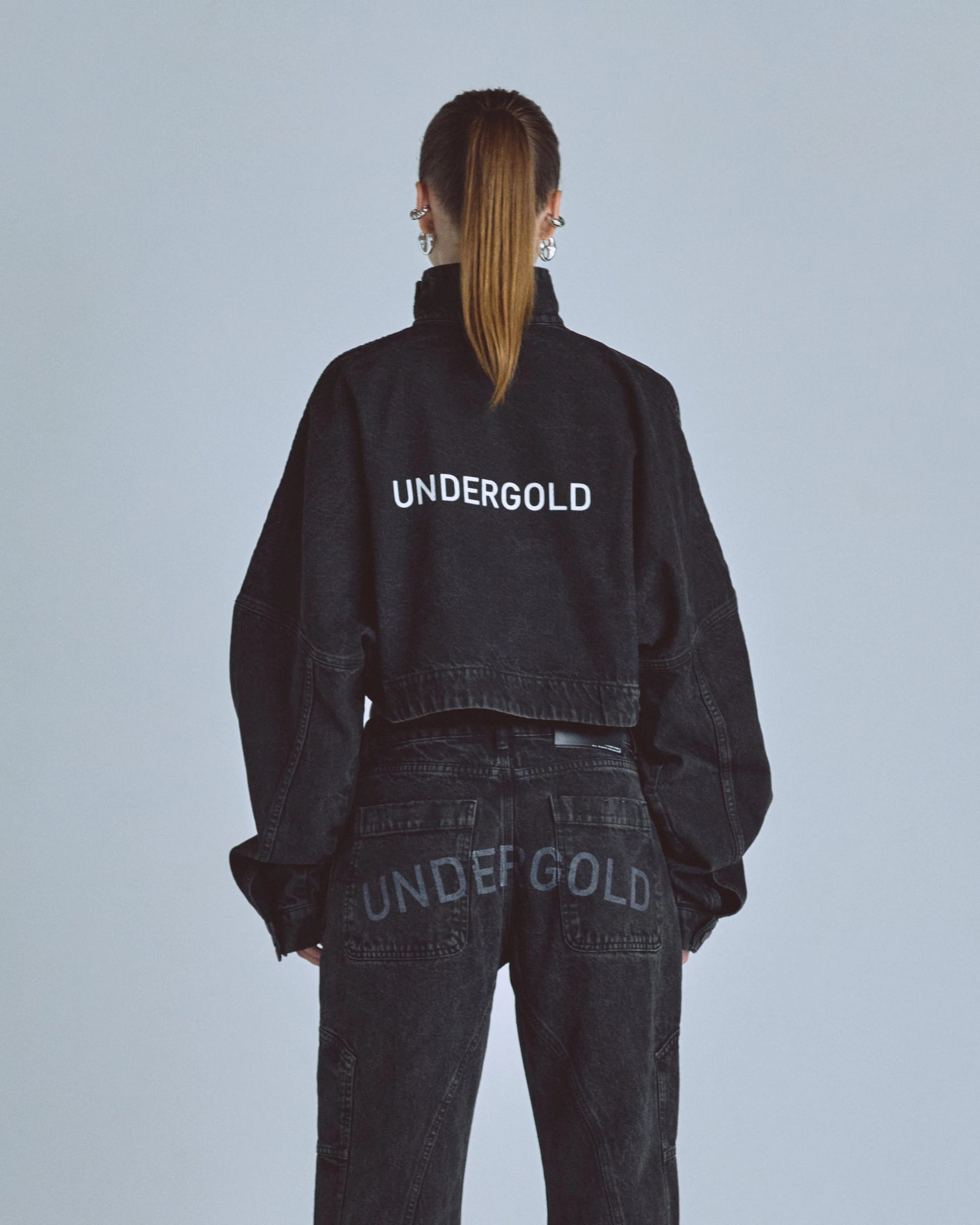 W Golden Heritage High Neck Jacket Black - imagen 7
