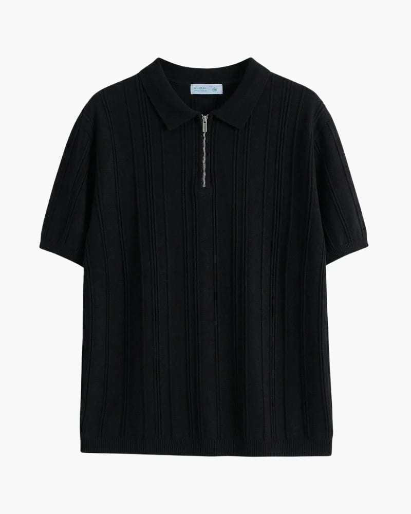 Signature Zip-Up Polo - imagen 1