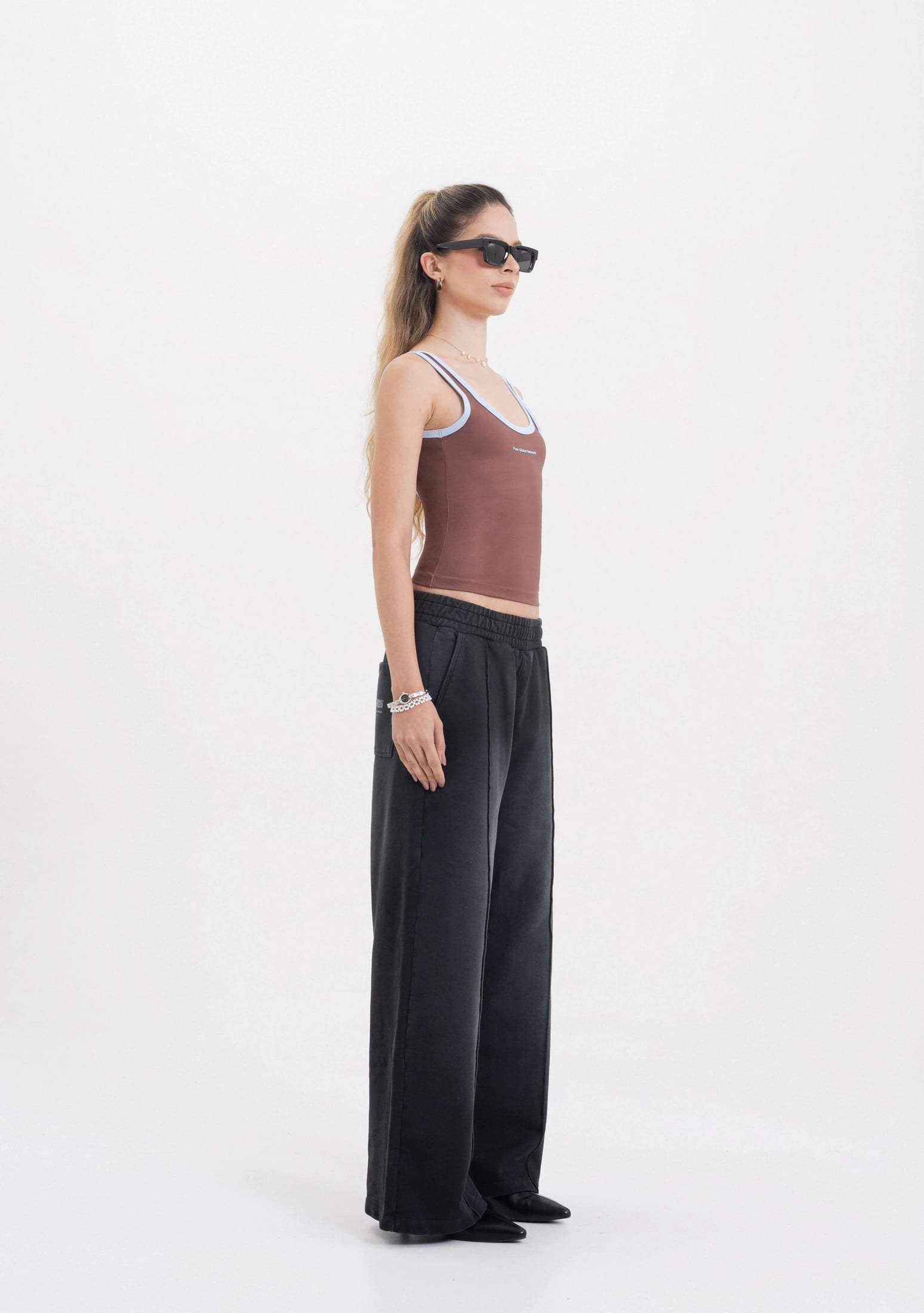 Across The Lines Brown Tank Top - imagen 4