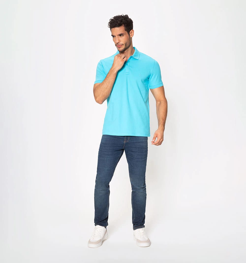 Polo básica slim fit - imagen 25