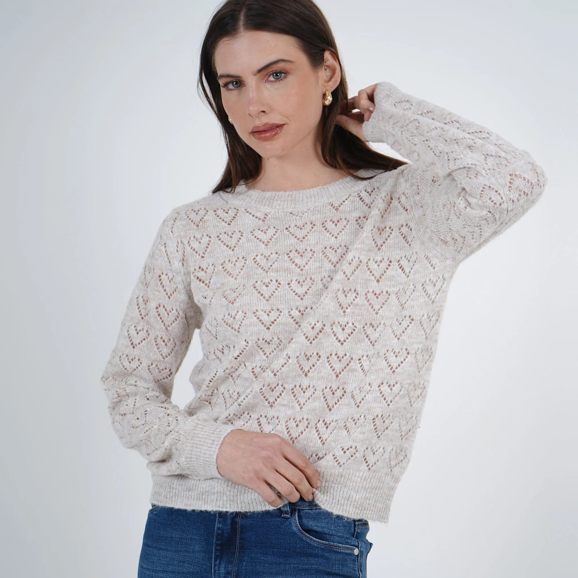 Sweater Cuello Redondo Manga Larga - imagen 3
