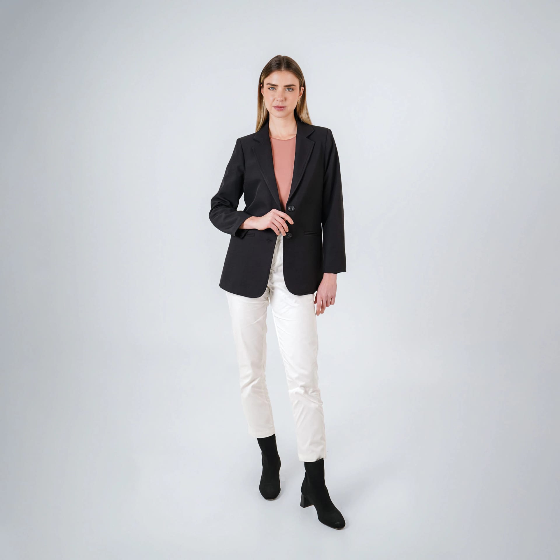 Chaqueta blazer cuello solapa - imagen 2