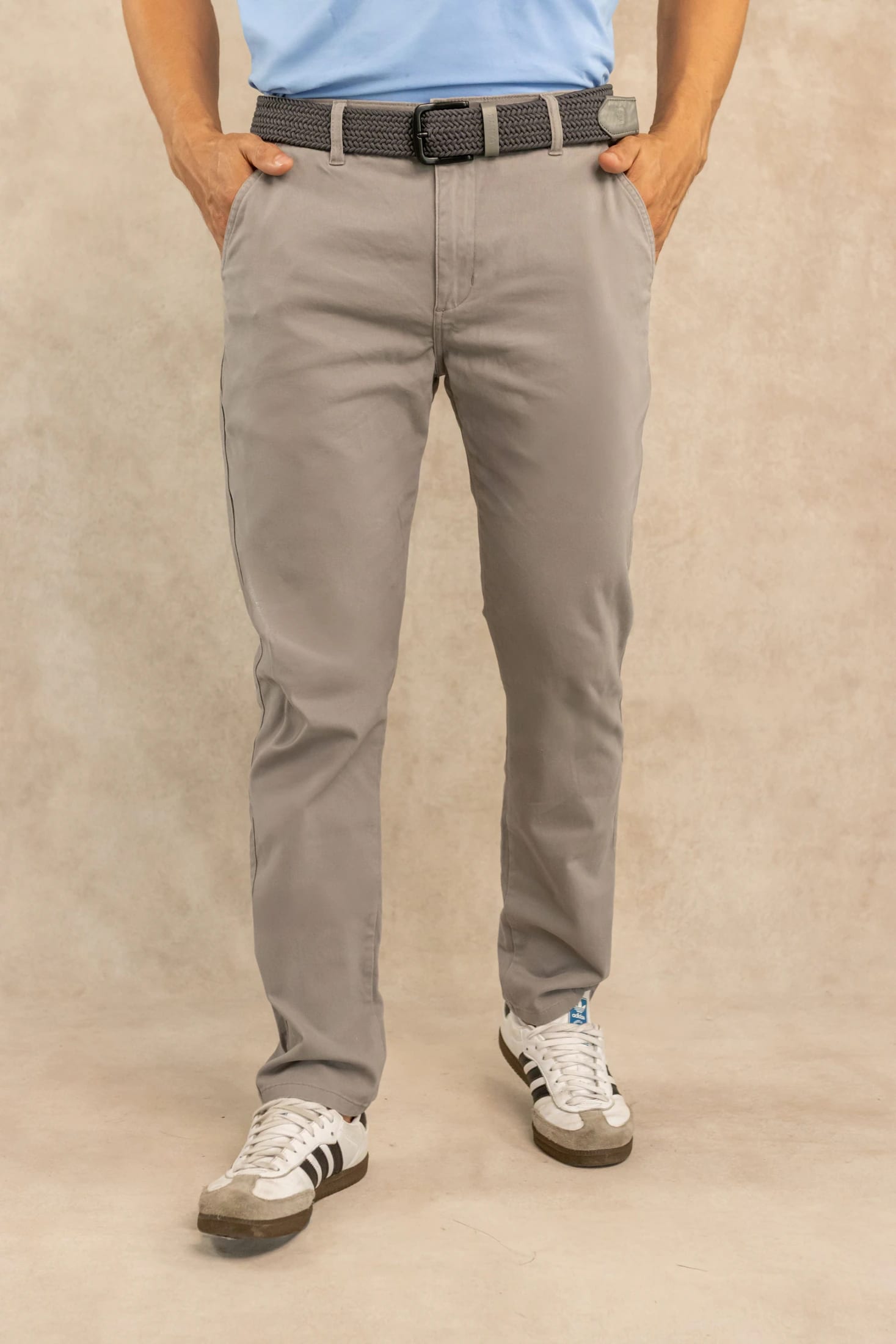 Pantalón Elastico Gris Claro - imagen 1