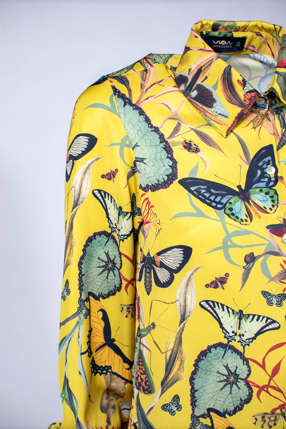 Blusa Camisera - Mariposas Amarillas - imagen 4