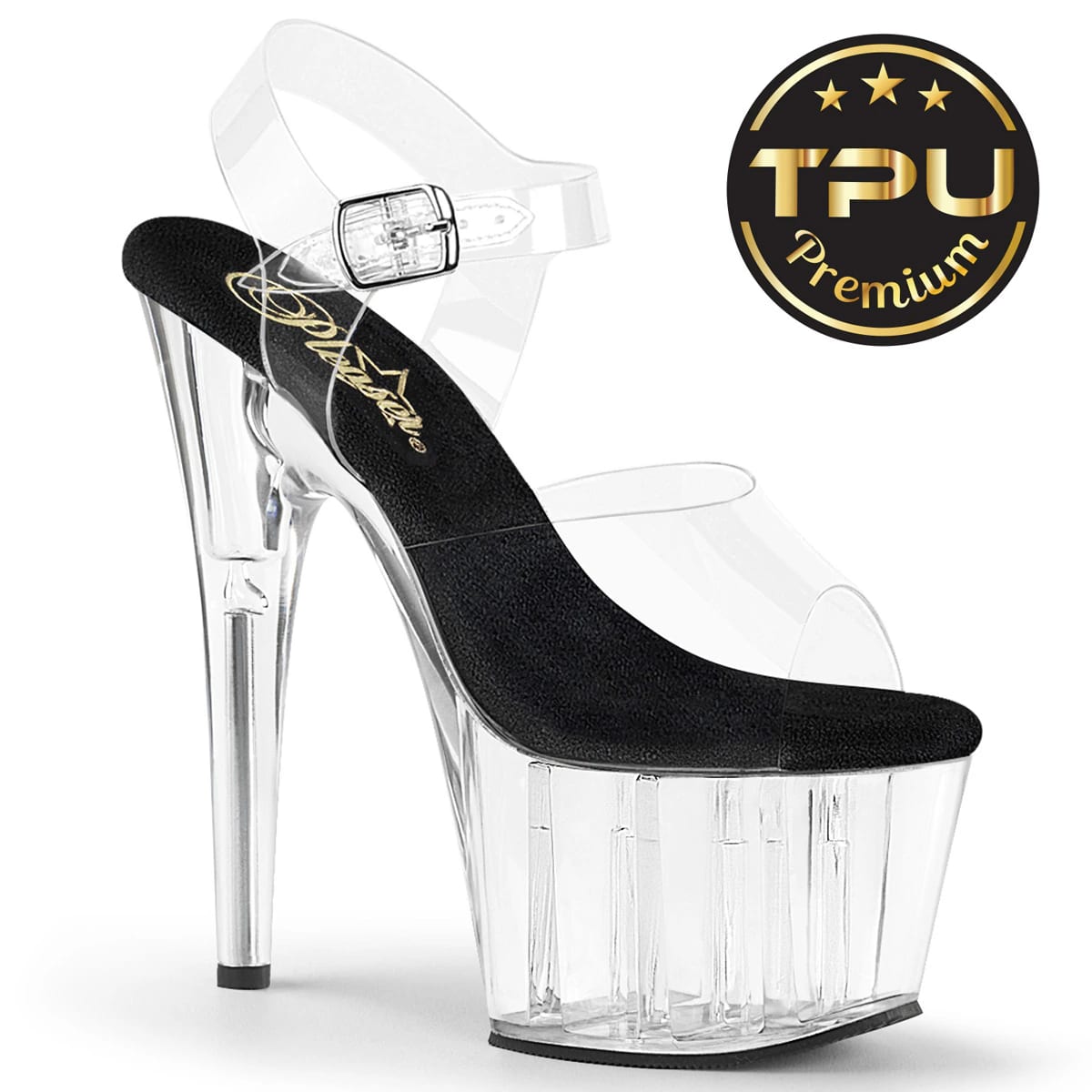 Pleaser Adore 708 Premium Transparente · Tacón 17.8 cm - imagen 1