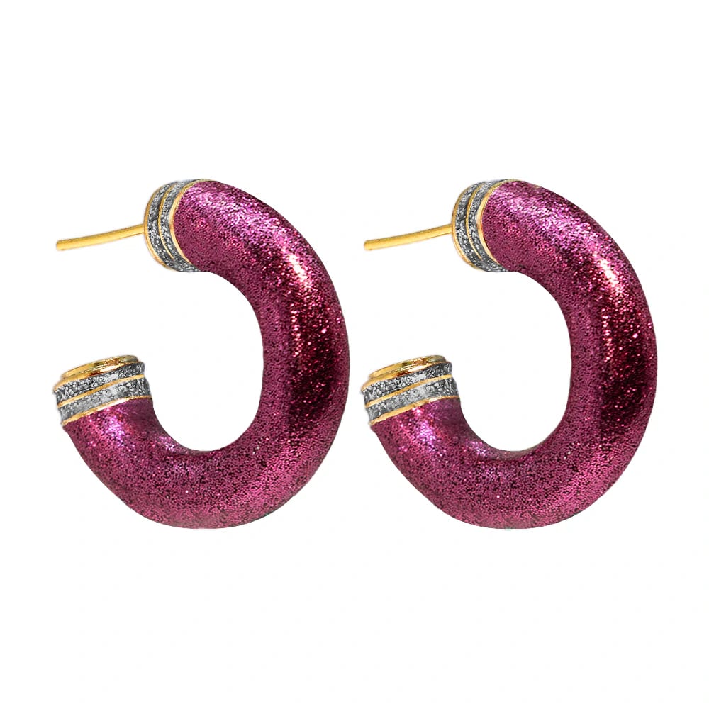 Candongas Orbit Medium Glitter - imagen 1