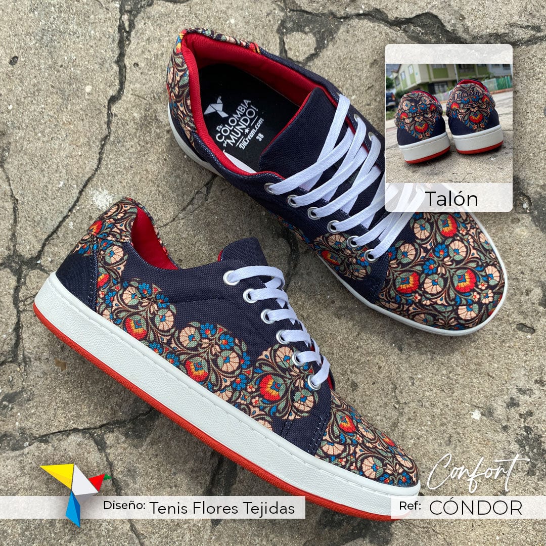 Flores Tejidas – Tenis CÓNDOR - imagen 1