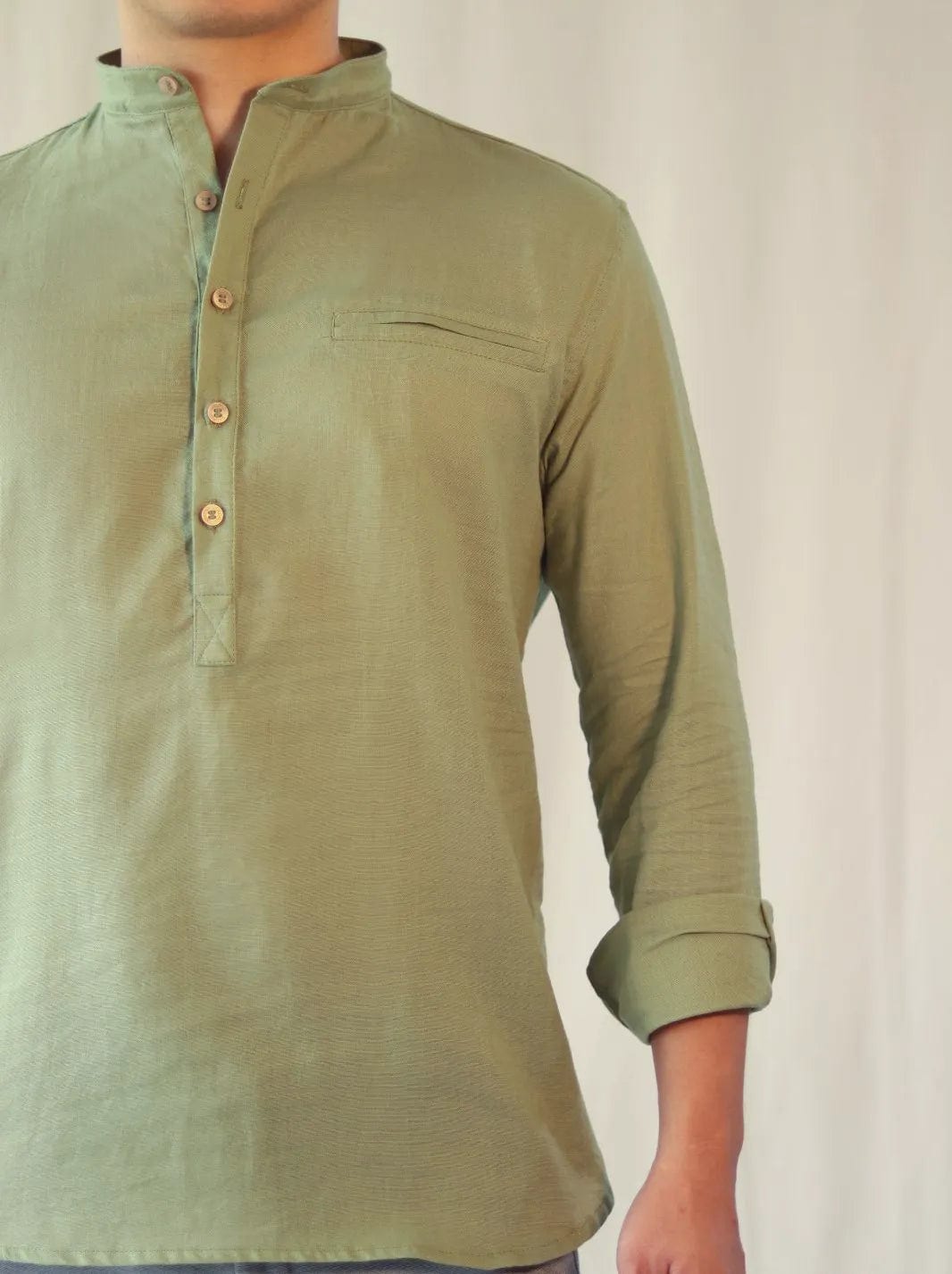 CAMISA BOHEMIA LINO ALGODÓN - imagen 8