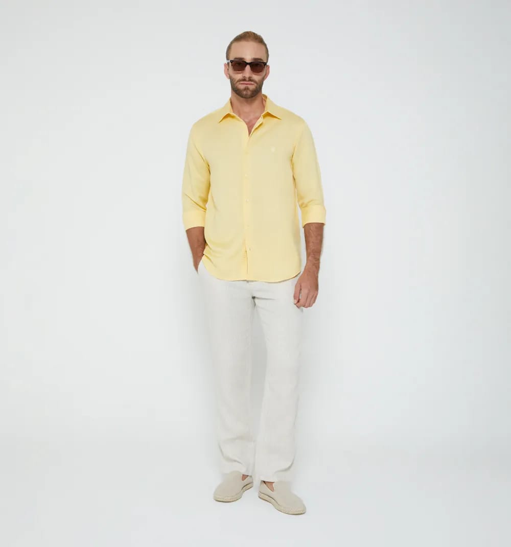 Camisa para hombre de lino - imagen 35
