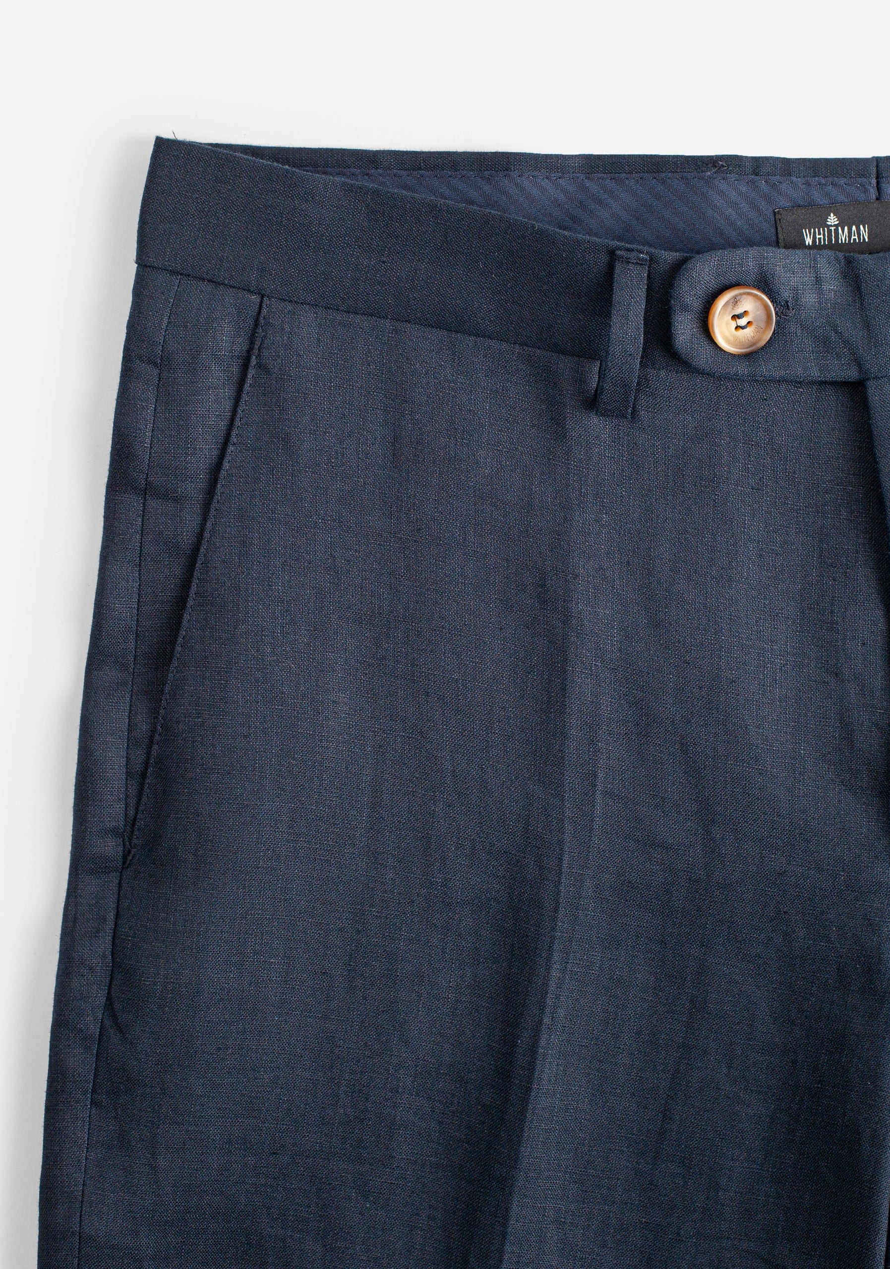 Pantalón Perugia Lino Azul Oscuro - imagen 4
