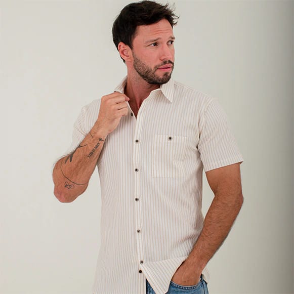 CAMISA MC 100% ALGODON HOMBRE - imagen 7