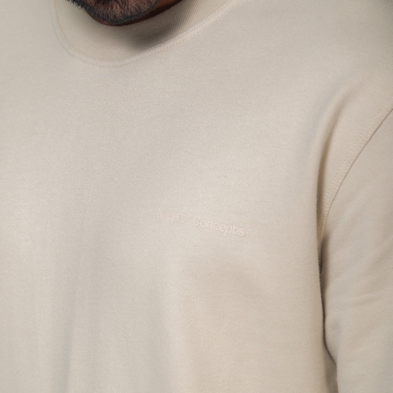 Long Sleeve Essential Beige - imagen 3