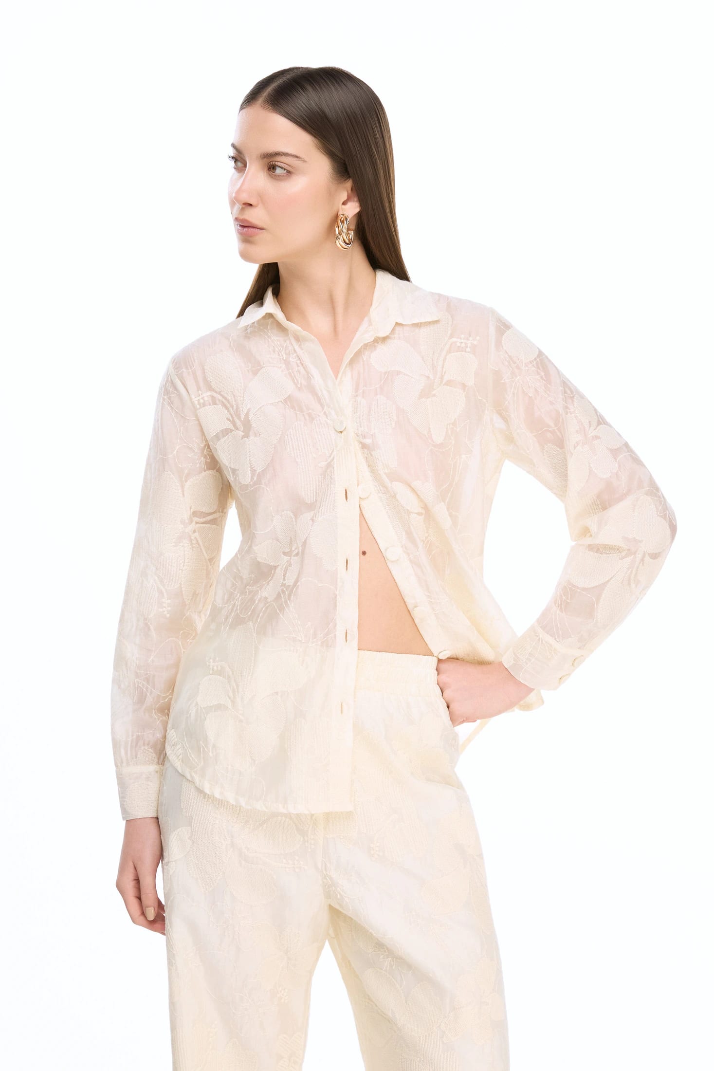 JAZMIN SHIRT CREAM - imagen 1