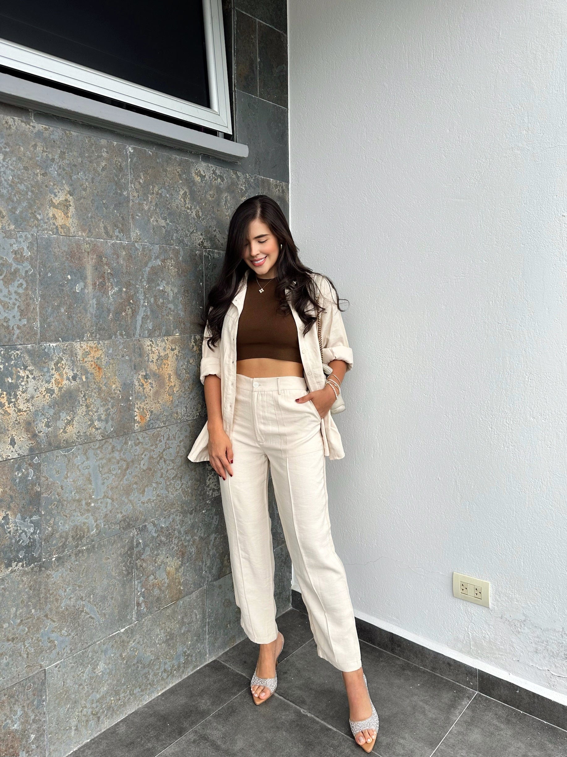 PANT ALBERTA BEIGE - imagen 4