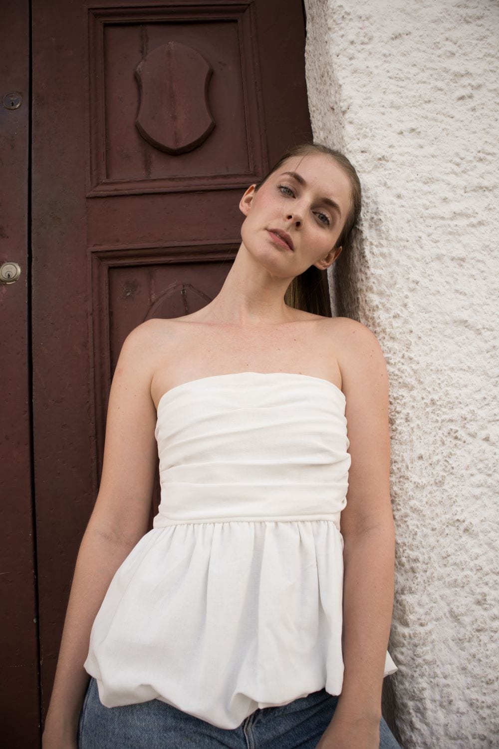 Mia Blouse in White - imagen 6