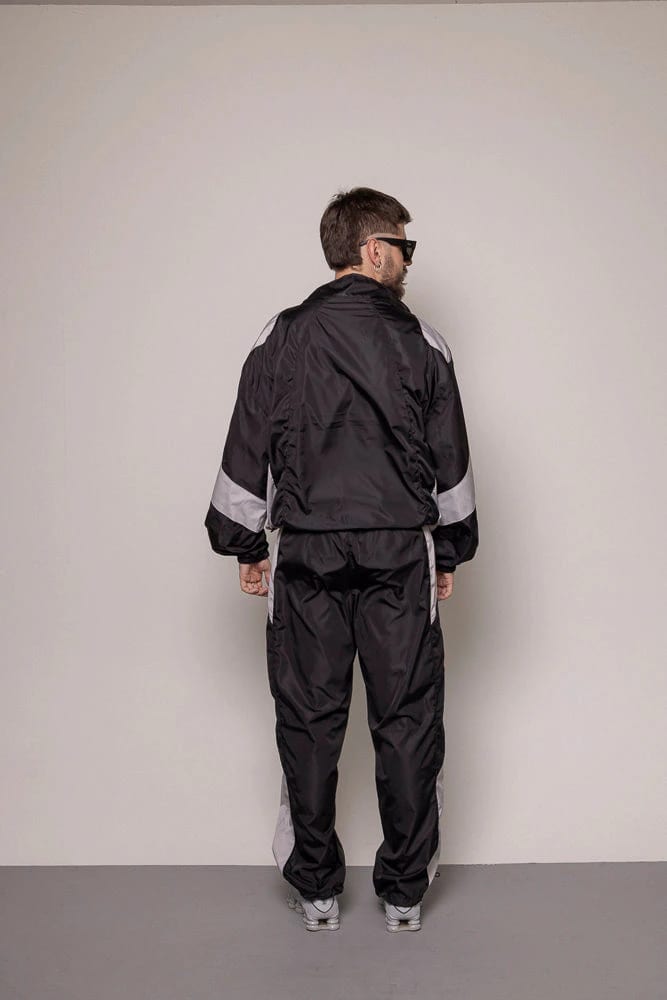 SET CHAQUETA Y SUDADERA ANTIFLUIDO-NEGRO - imagen 4
