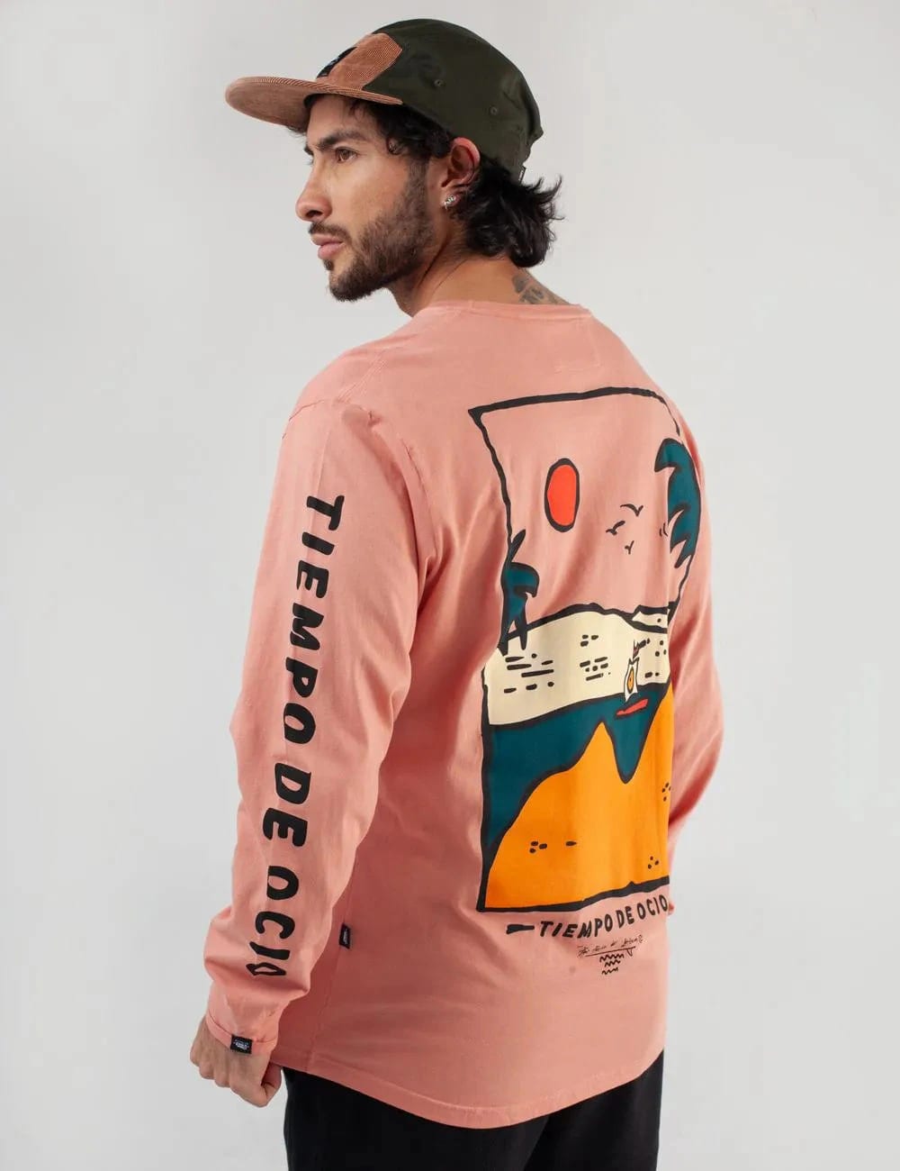 Camibuso Regular Fit Tiempo de Ocio Salmón Hombre - imagen 13