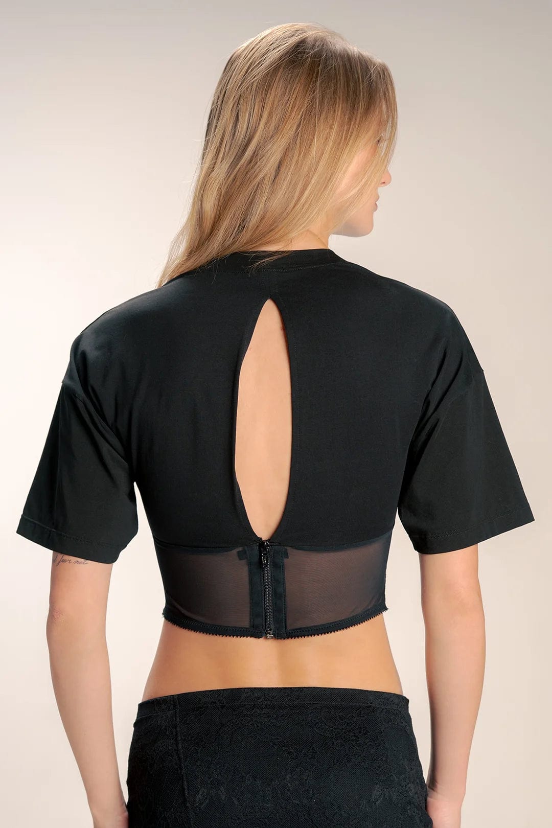 TOP AGNES NEGRO - imagen 2