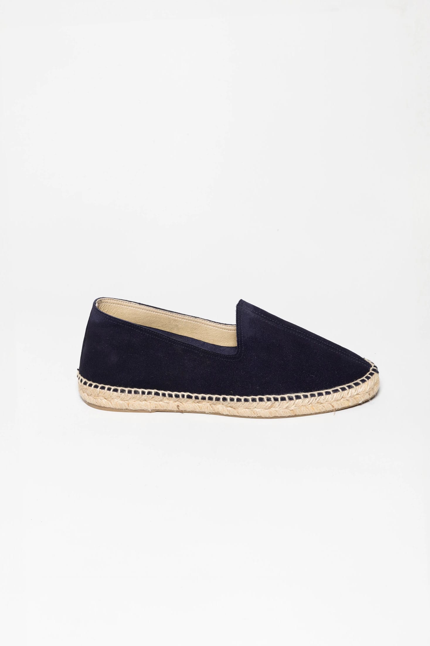 Men's leather espadrille navy - imagen 1