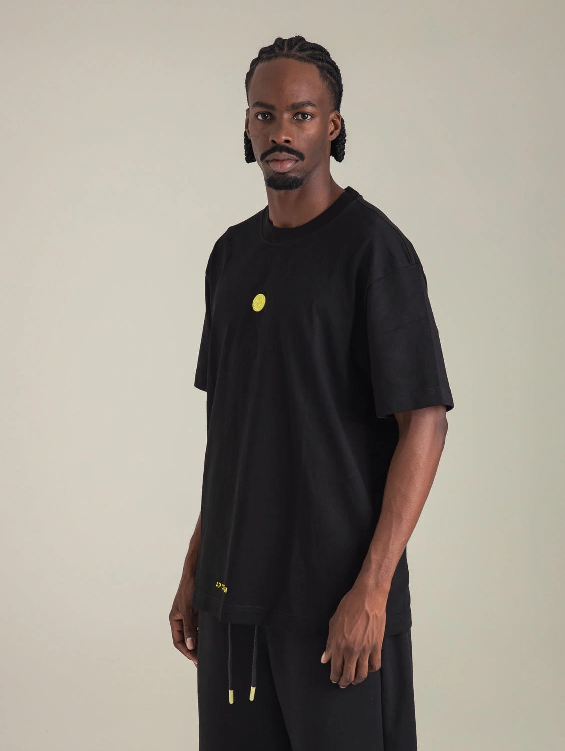 ASHEN BLACK T-SHIRT - imagen 1