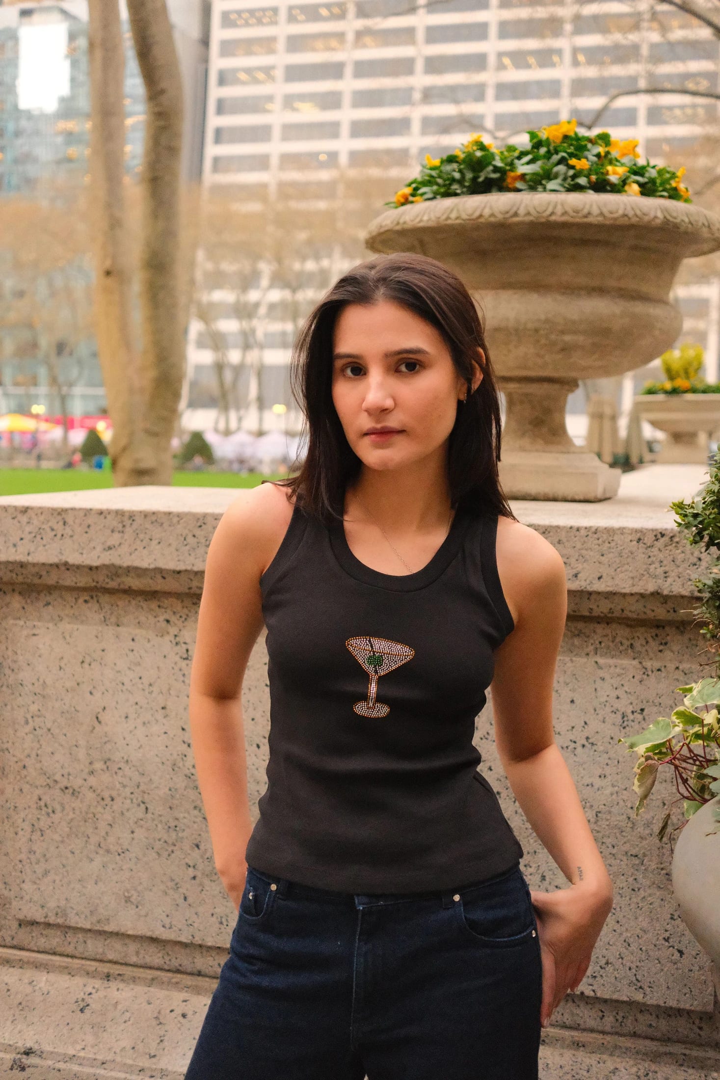 Martini Tank Top (Black) - imagen 1
