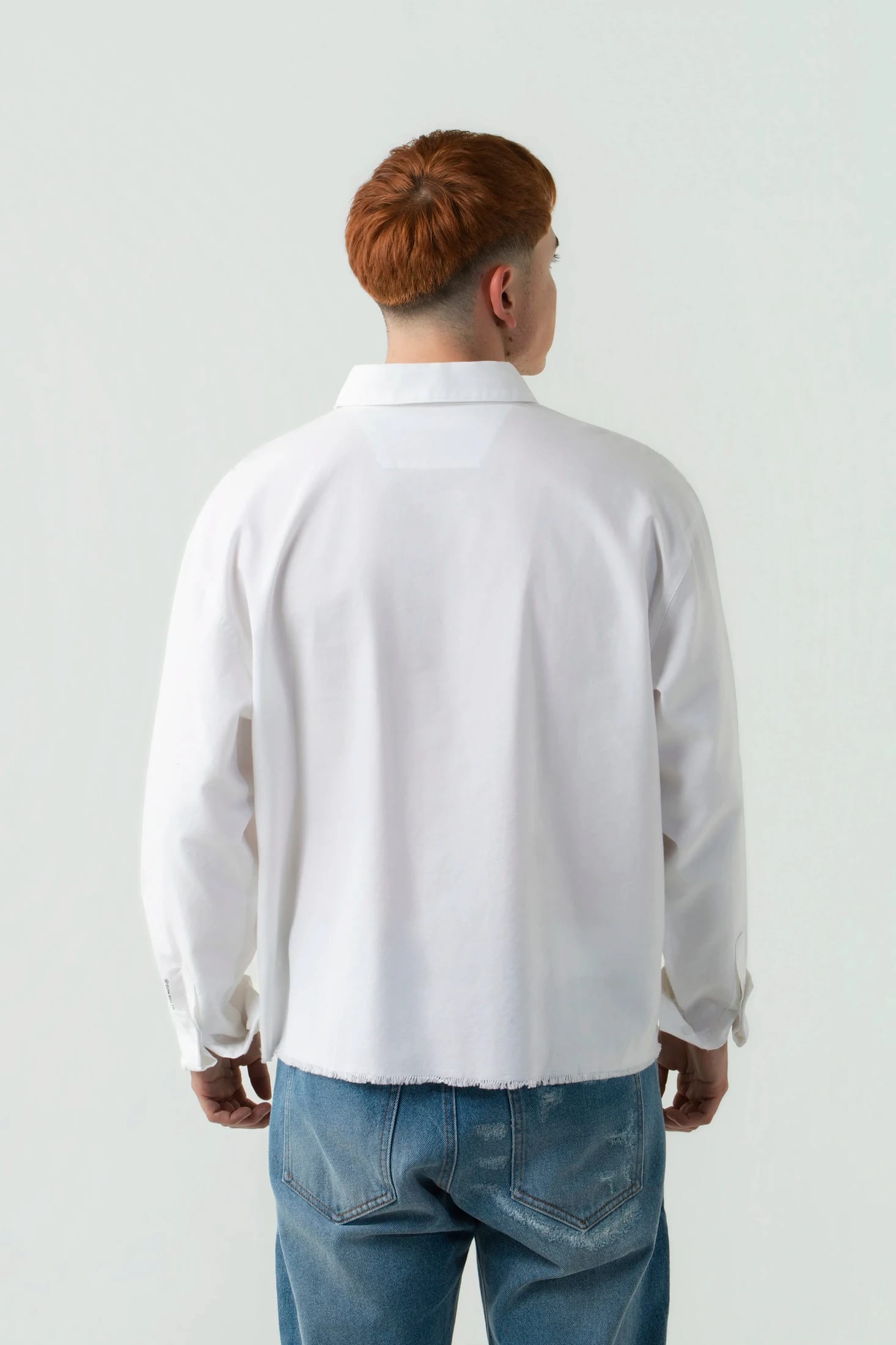 CAMISA MANGA LARGA COLOR BLANCO BLANCO - imagen 3