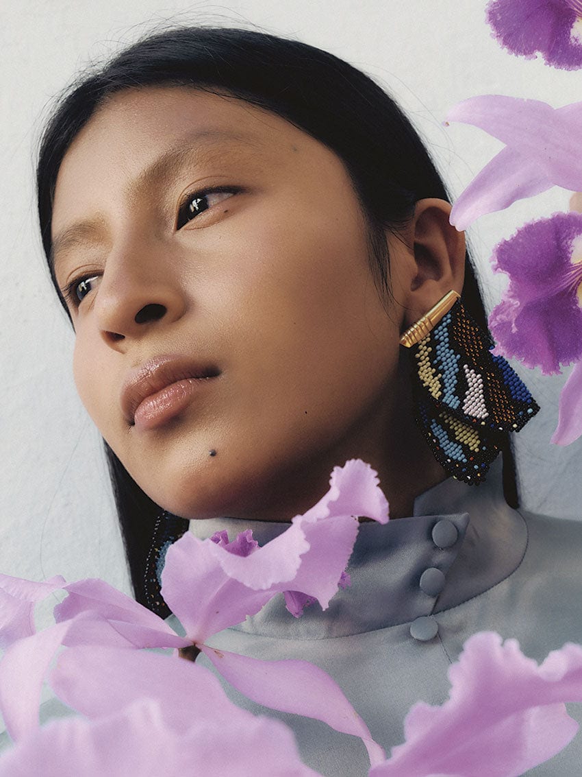 MORPHO EARRINGS - imagen 2