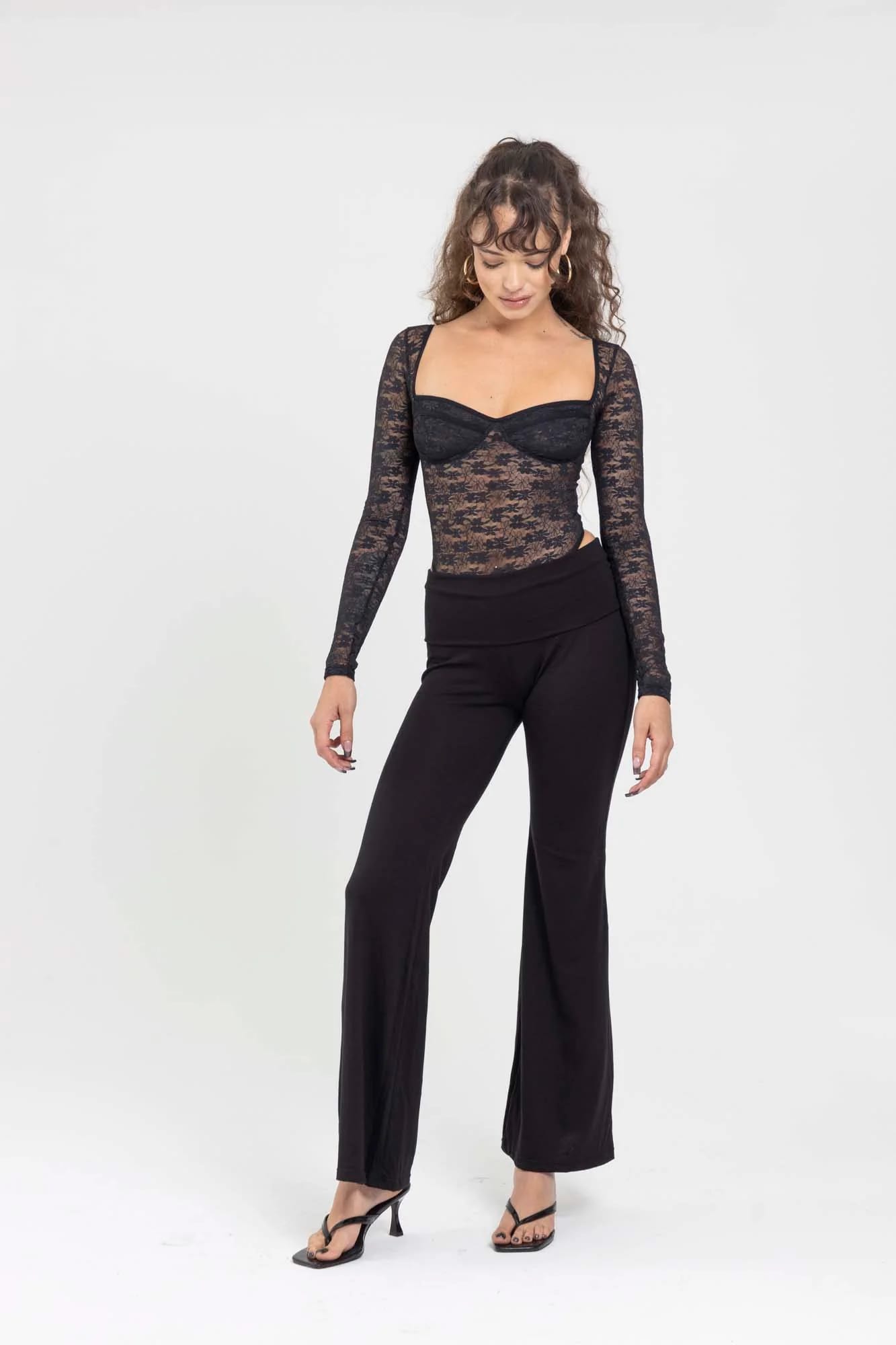 LACE BLACK BODYSUIT - imagen 5