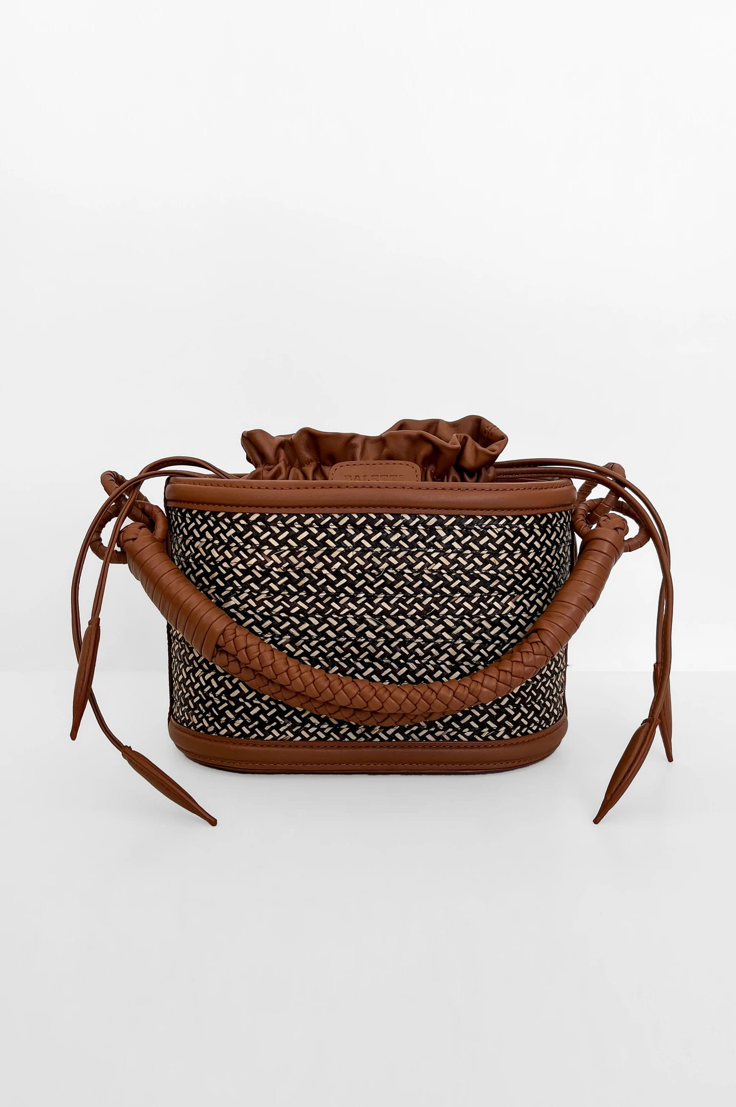 Caña Basket Bucket, Marbled Brown - imagen 1
