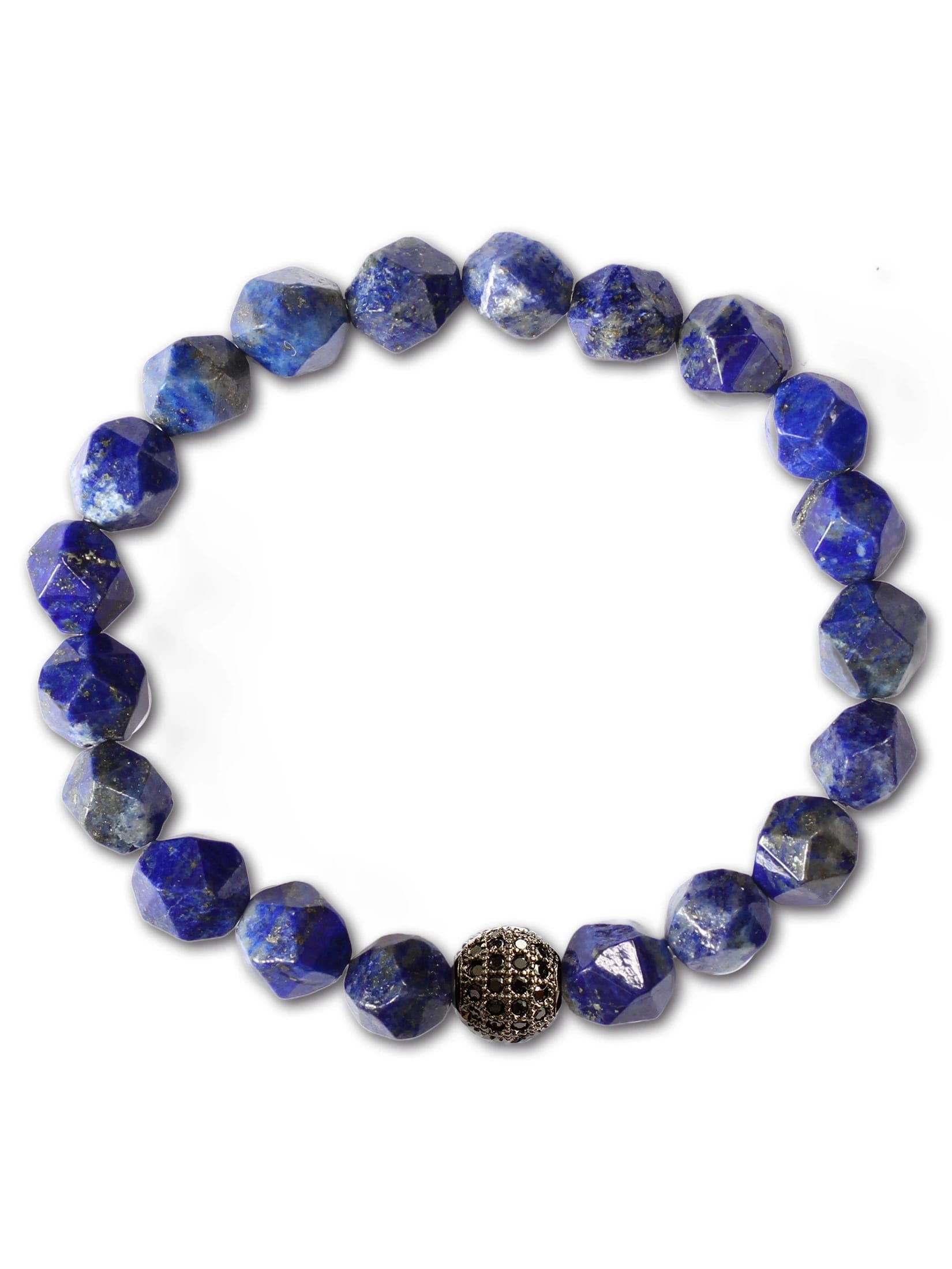 Brazalete Lapislazuli Facetado 8mm - imagen 3