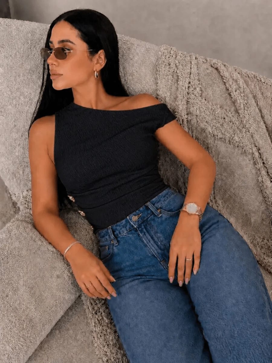 Blusa julianne (negro) - imagen 1