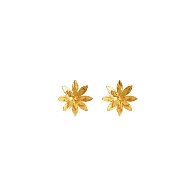 Arete Topo Pequeño Flor De Loto Resiliencia - imagen 1