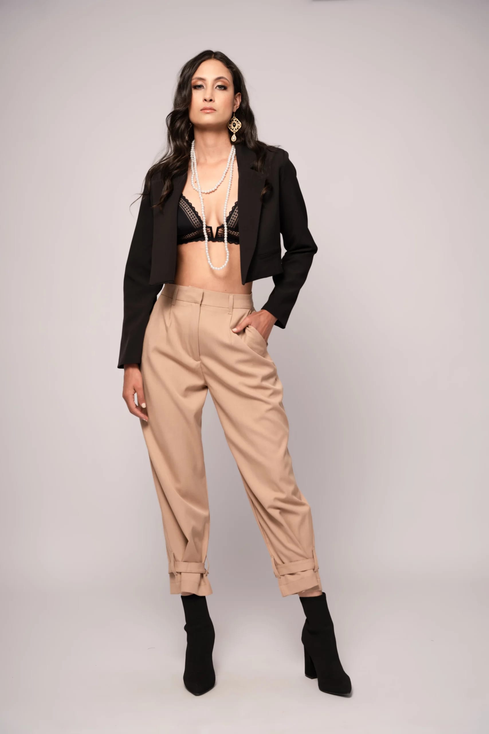 Blazer Corto Negro - imagen 2
