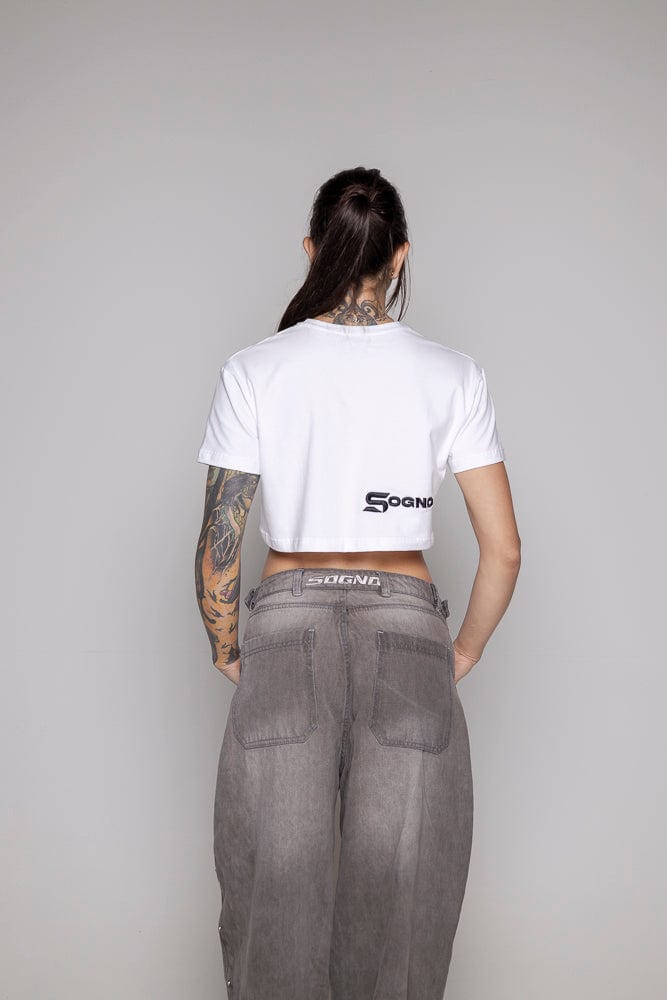 Crop-Top Basic Courage-Blanco - imagen 3