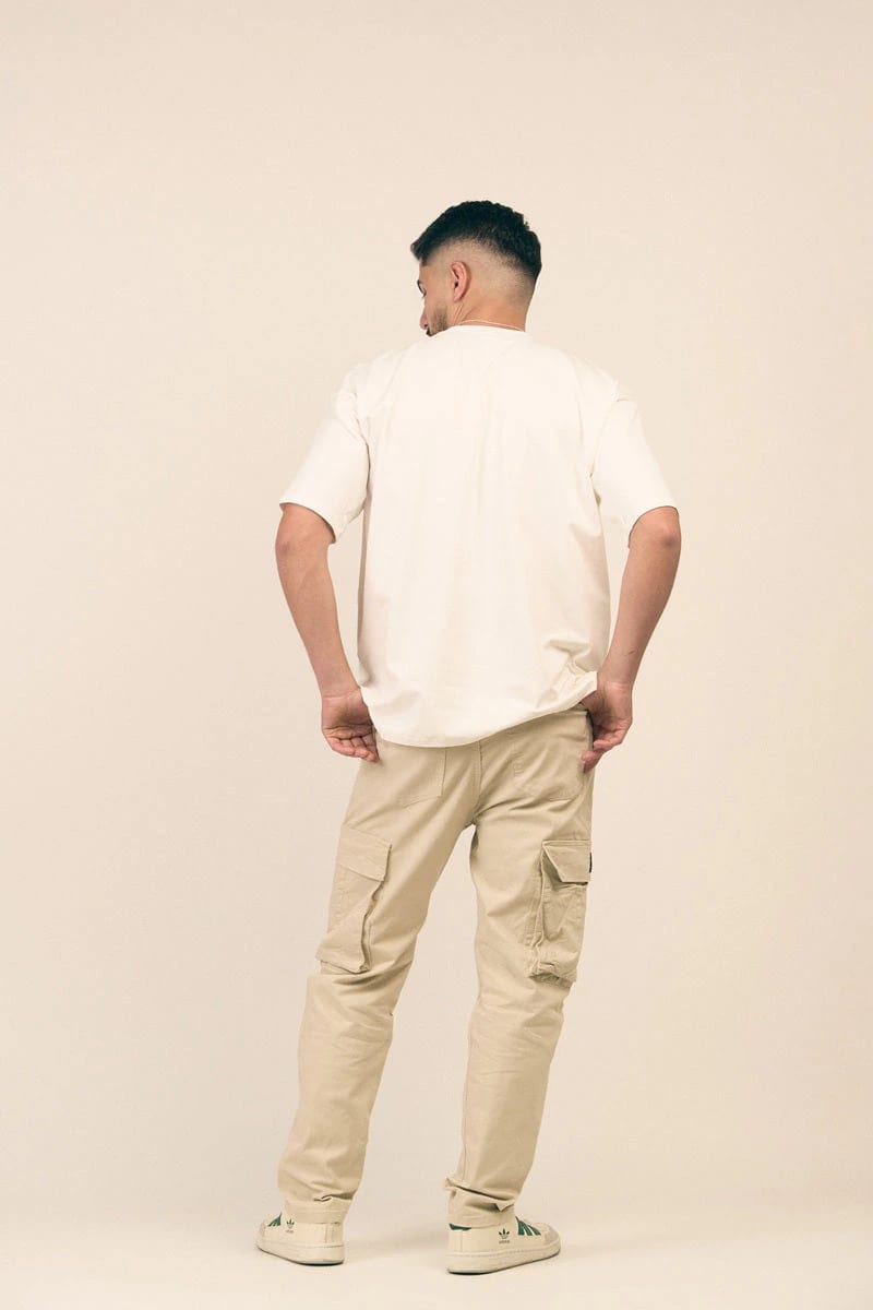 CARGO HK  BEIGE BOTA RECTA - imagen 3