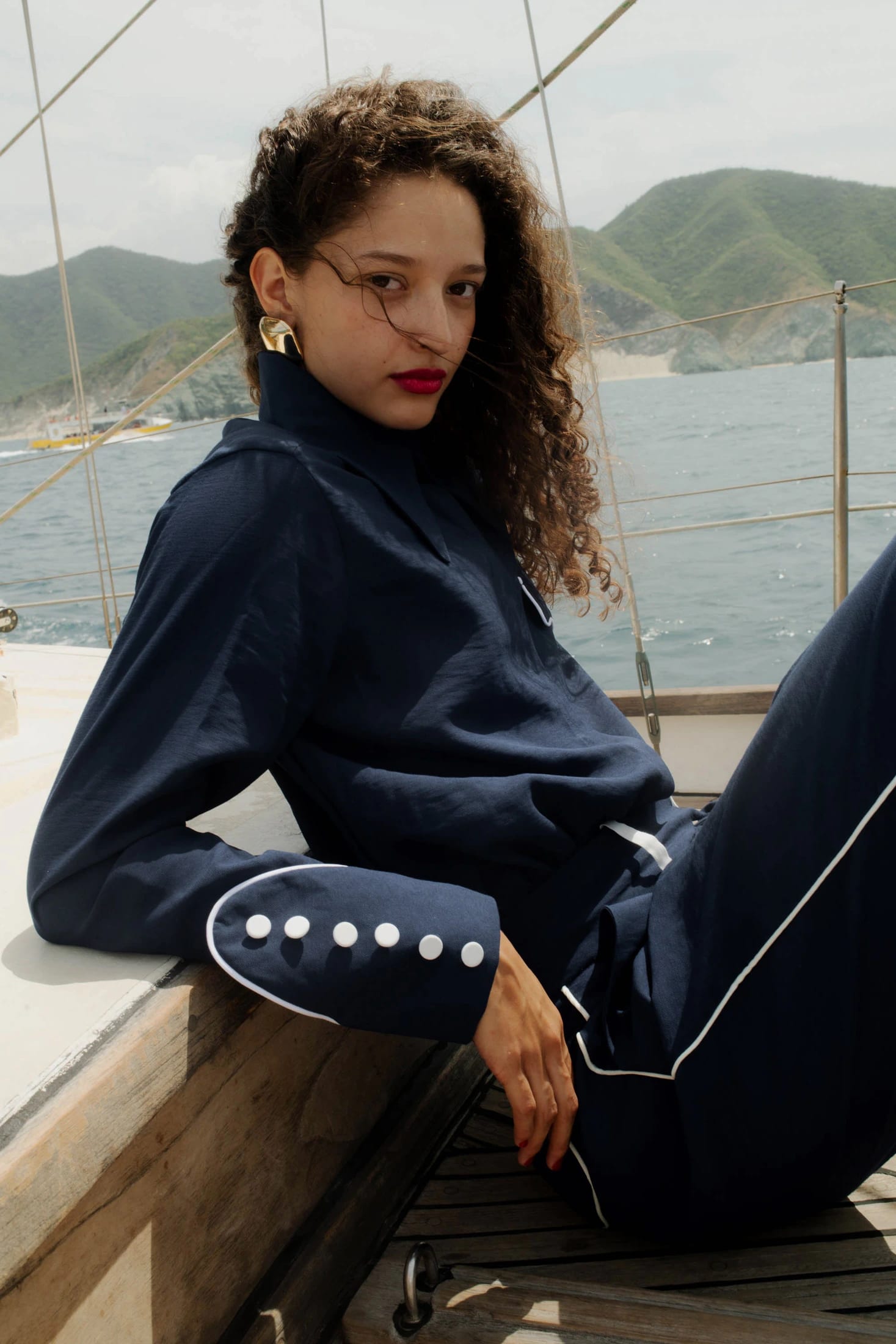 BRUNA NAVY SHIRT - imagen 5