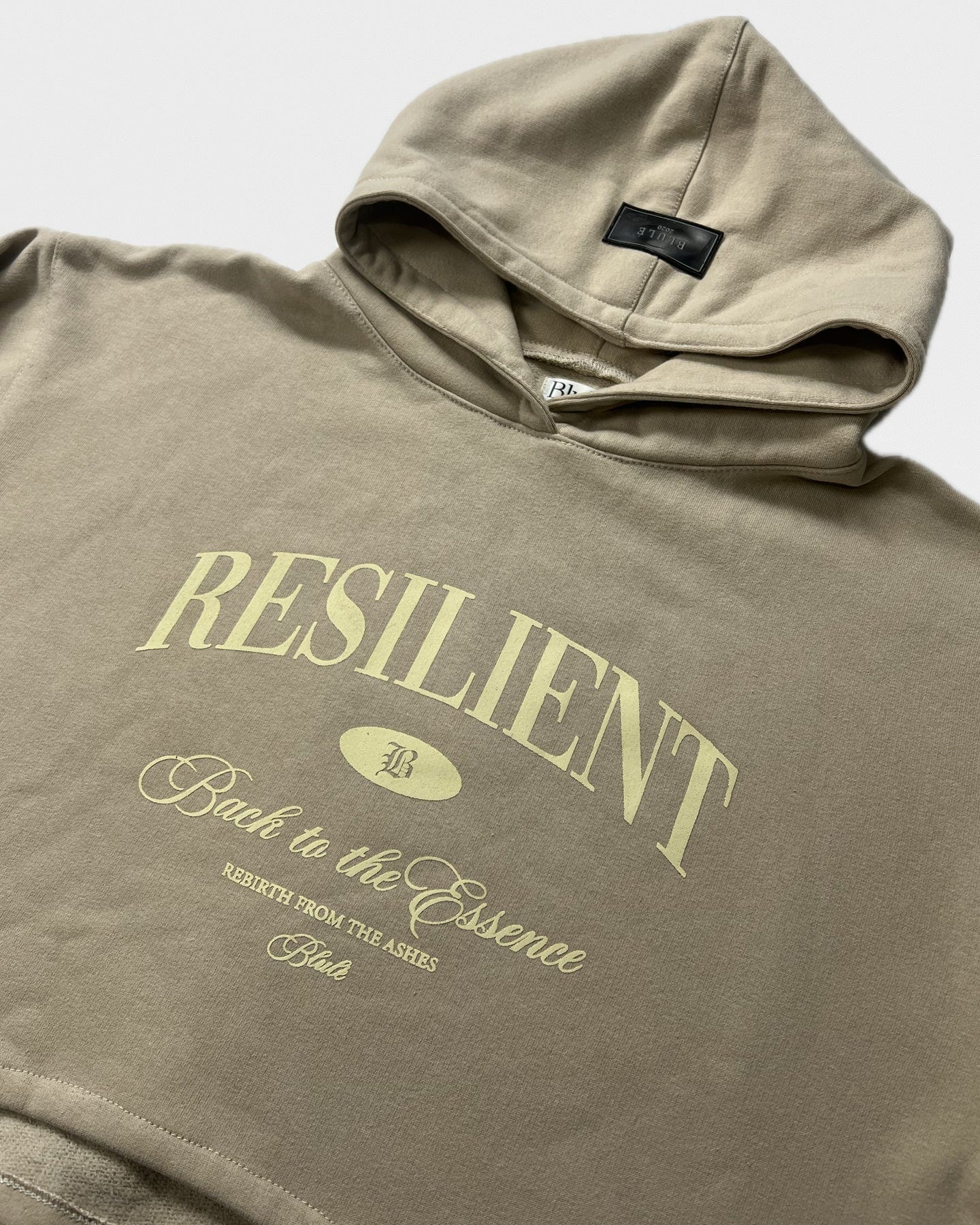 Back to the essence Cropped Hoodie Nude - imagen 2