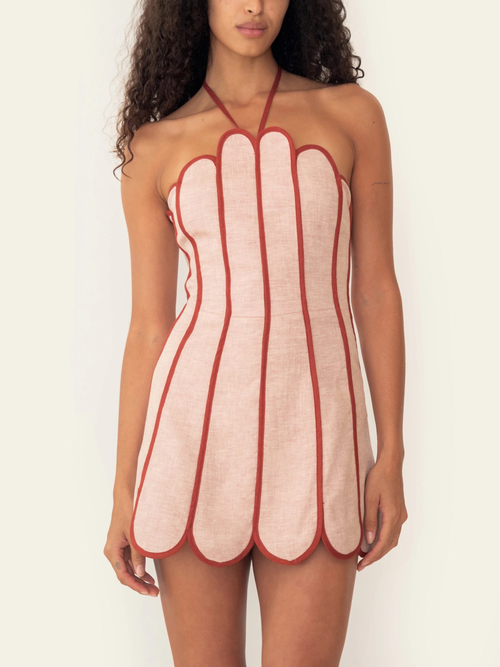 LENNY DRESS APRICOT ORANGE - imagen 3