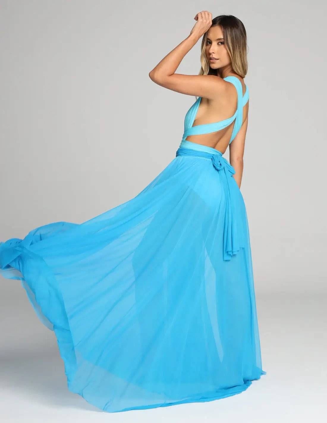 Vestido Hydra Faded Blue - imagen 2